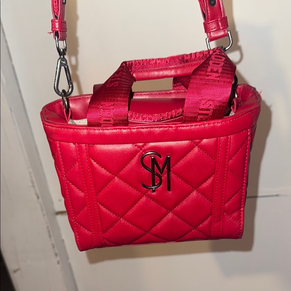 Red Quilted Steve Madden bag